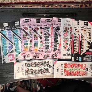 NCLA Nail Wrap Sticker Bundle Manicure (lot of 11)